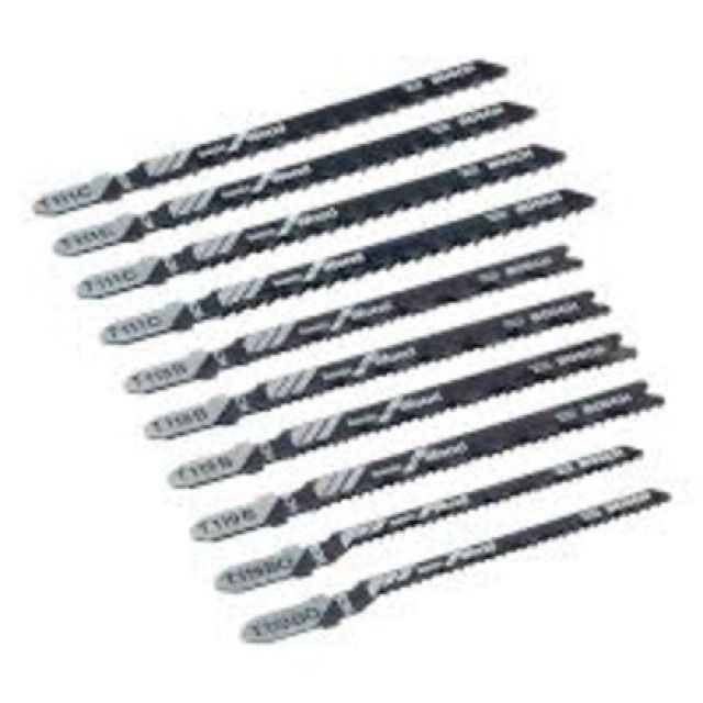 JEU DE 5 LAMES BOSCH BASIC@
INOX T118 GFS@