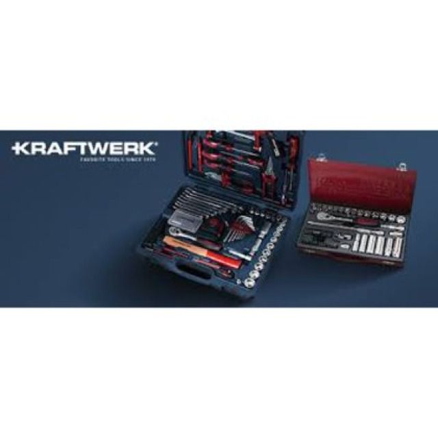 COFFRET KRAFTWERK B100 ABS@
169 PCES 1/4  + 1/2"@