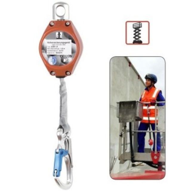 LIGNE VIE RAPPEL AUTOMATIQUE@
ACB POUR NACELLE 100KG EN 360@