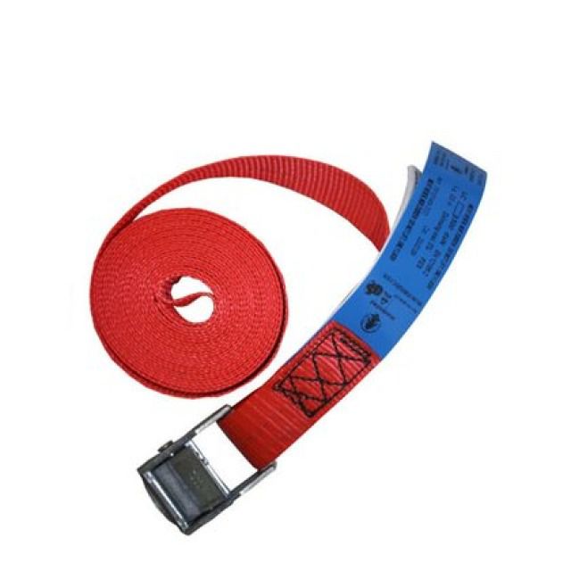 SANGLE DE CERCLAGE MAMMUT
AVEC BOUCLE METALLIQUE 500 KG
5 M X 25 MM  N° 110225050033