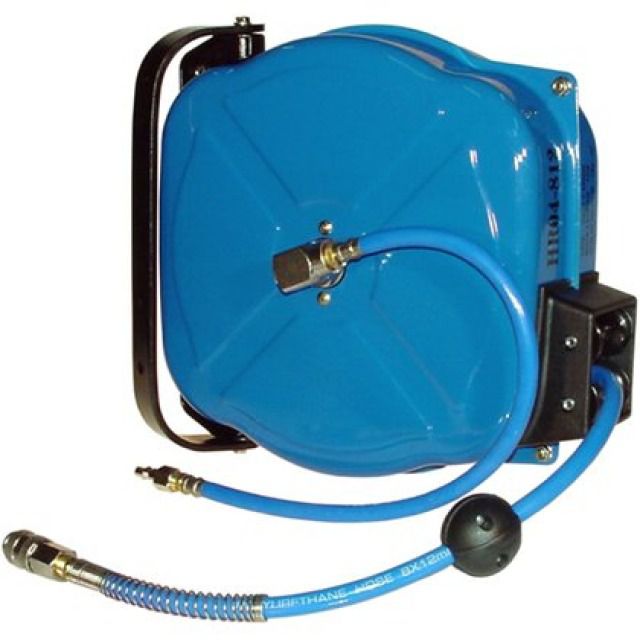 ENROULEUR TUYAU AIR 8X12 MM@
PUR - 10M A/PLAQUE DE MONTAGE@