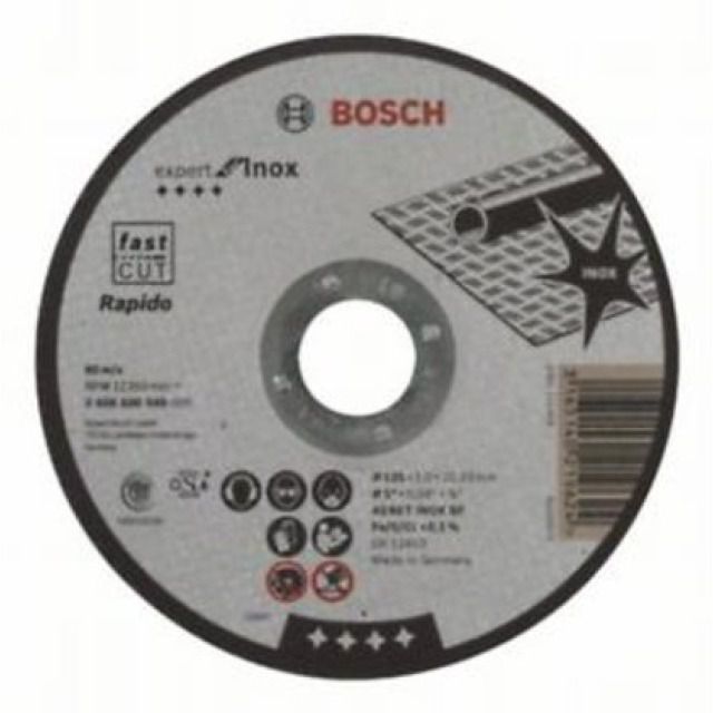 DISQUE A TRONC. PROPRE LABEL
125 X 1 MM.