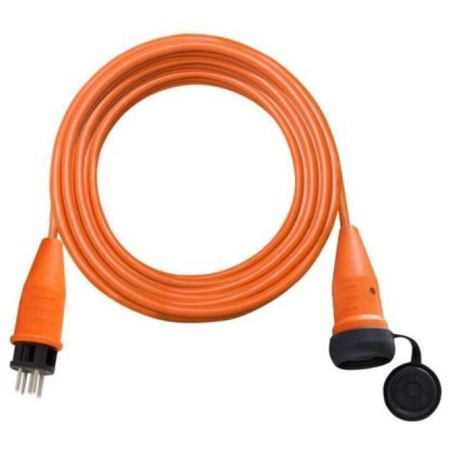 RALLONGE CABLE ELECTRIQUE 10M
5G 2.5, ORANGE 400V IP44
AVEC PRISES