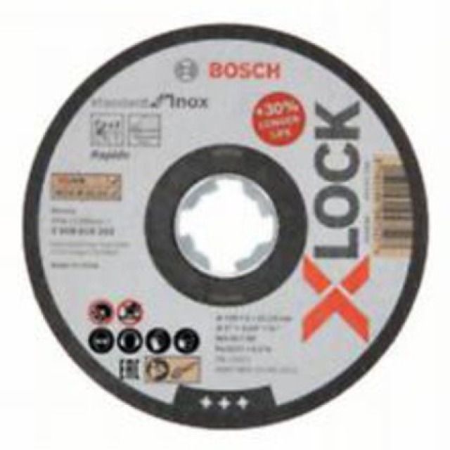 BOSCH DISQUE À TRONC. X-LOCK
EXPERT MOYEU DÉP. 125 X 2.5 MM