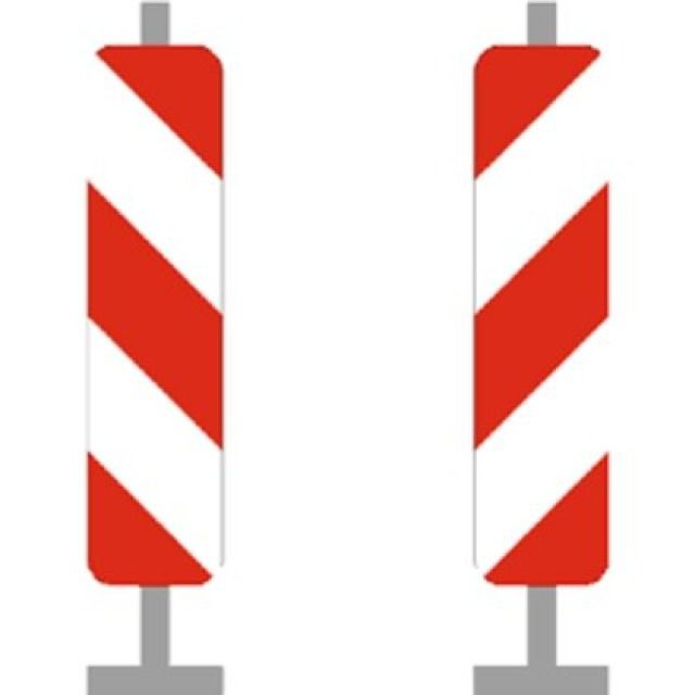 BALISE HACHURÉE DROITE-GAUCHE
HIP R2