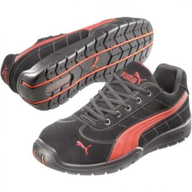 CHAUSSURE DE SECURITE PUMA@
S1P HRO BASSE TAILLE 42@
NOIR-ROUGE@