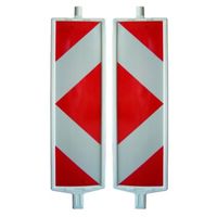 Balise fléchée droite-gauche