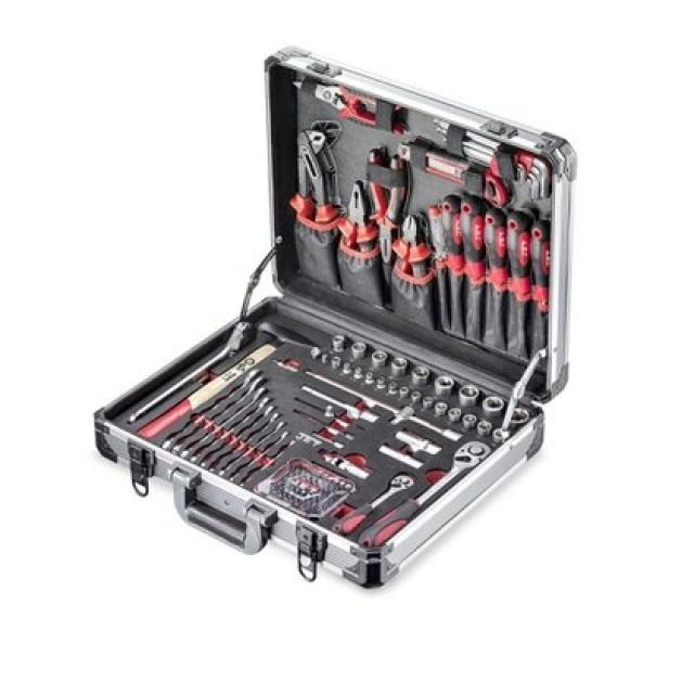COFFRET JET TOOLS Y-128@
128 PCES 1/4 ET 1/2"@