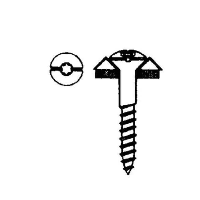 FASSADENSCHR.TORX25 VERK-CR-NI
200 SK/PT 4.5 /  80 MM